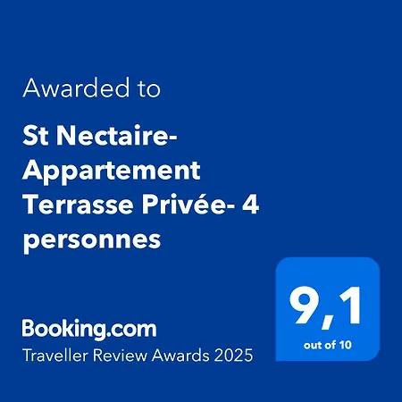 St Nectaire- Terrasse Privee- 4 Personnes 圣内克泰尔